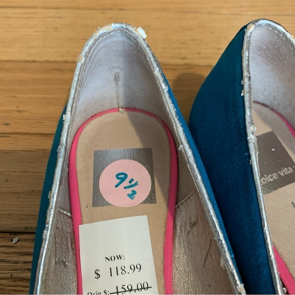 NEW Dolce Vita Ballet Flats Suede Leather Size 9.5 - Picture 10 of 14